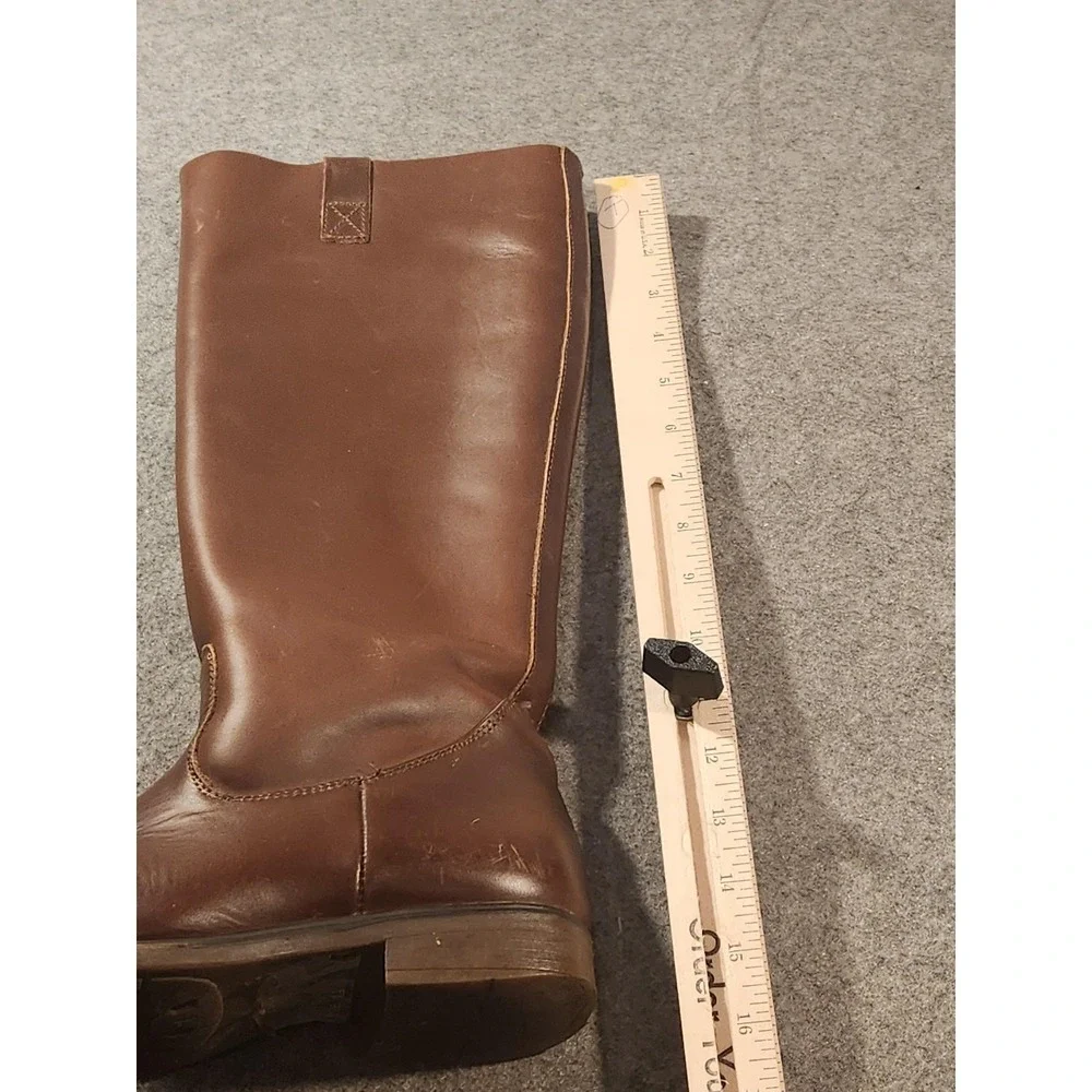 Harper Boots Womens Size 6.5 Brown Leather Knee High Riding‎ Equestrian